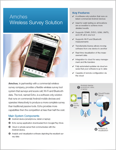 Amches Wireless Survey Solution Data Sheet