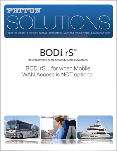 Solutions Guide: BODI rS...When Mobile WAN Access is NOT Optional