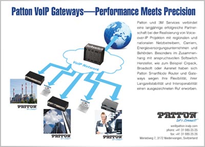 Patton VoIP Gateways—Performance Meets Precision