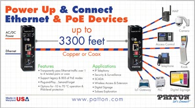 Postcard: Power Up & Connect Ethernet & PoE Devices