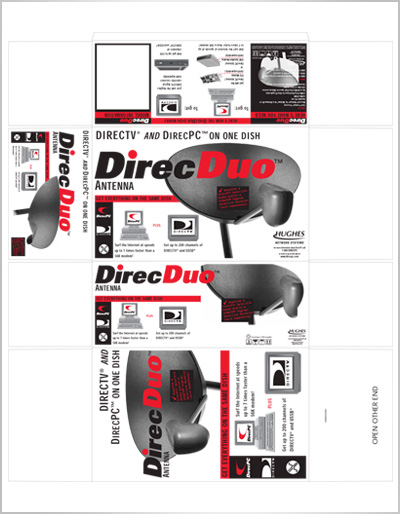 DirecDuo Antenna Carton (Flat)