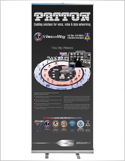 Roll-up Banner: Visuality—Real-Time, Multi-Mobile Video Surveillance System