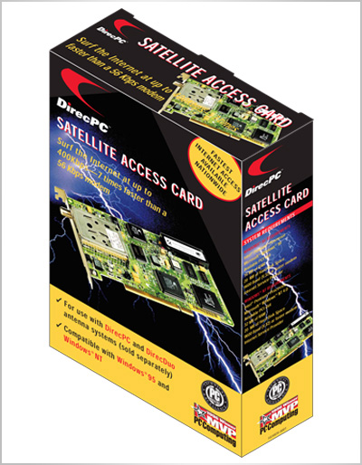 DirecPC Satellite Access Card Box (Front View)